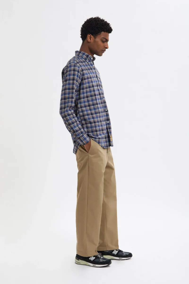 Pantaloni in Twill Taglio Dritto - immagine 3