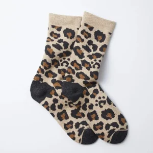 Calzini in pile leopardati