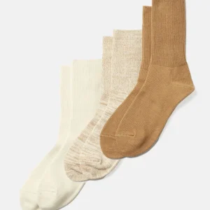 Calzini a coste in cotone