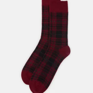 Calzini in lana Merino a Quadri