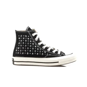 Converse Chuck 70 Canvas Ltd Crystal Swarosky Hi Black Full Crystals Nero Donna.