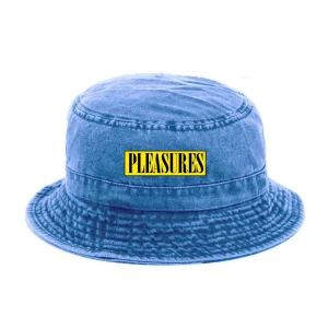 Pleasures Cappello Alla Pescatora Con Logo Blu