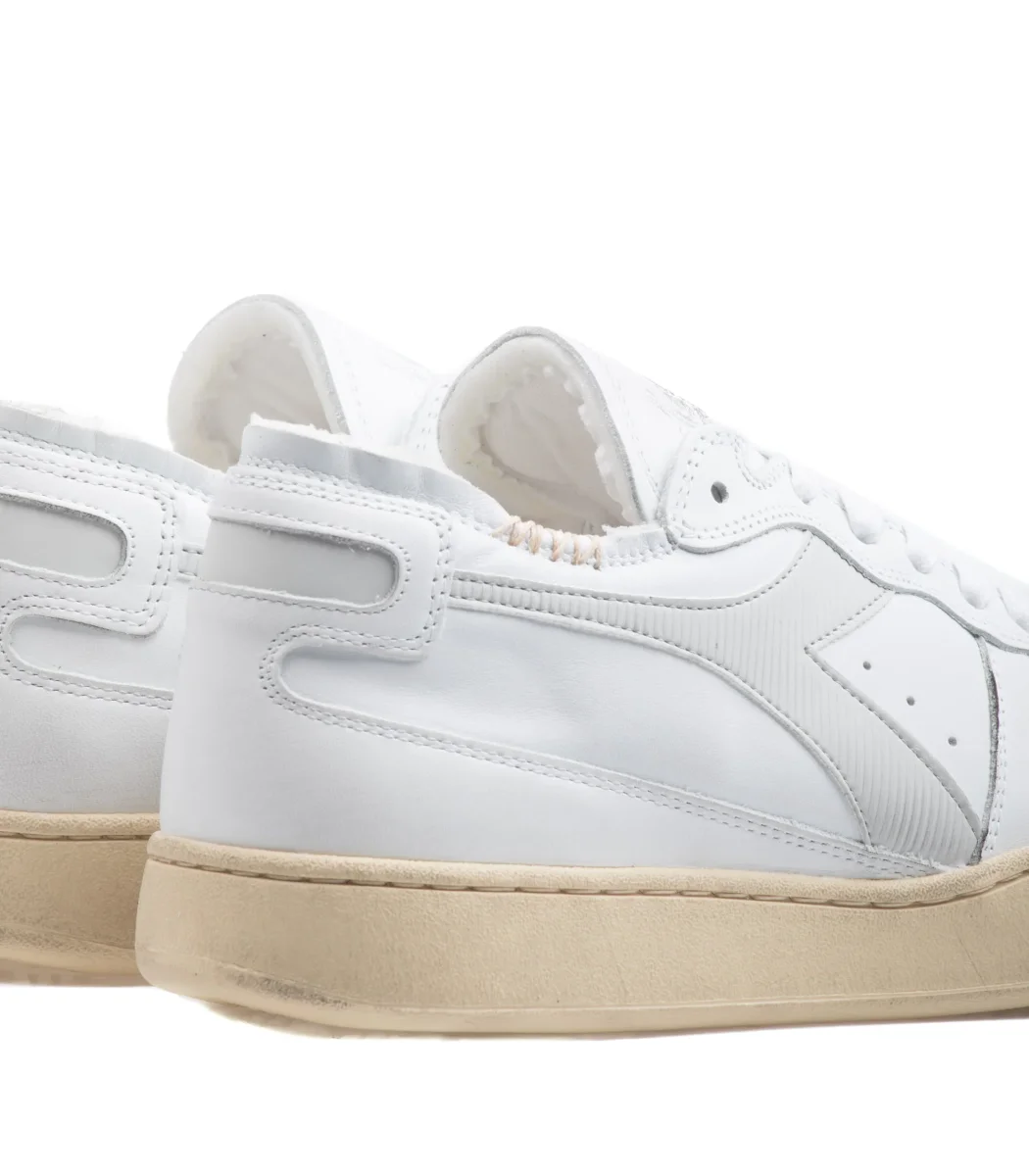 Diadora Milano Basket Row Cut Bianco Unisex - immagine 5