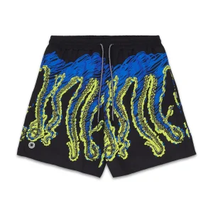 Pantaloni Corti Octopus Draft Boardshort Nero