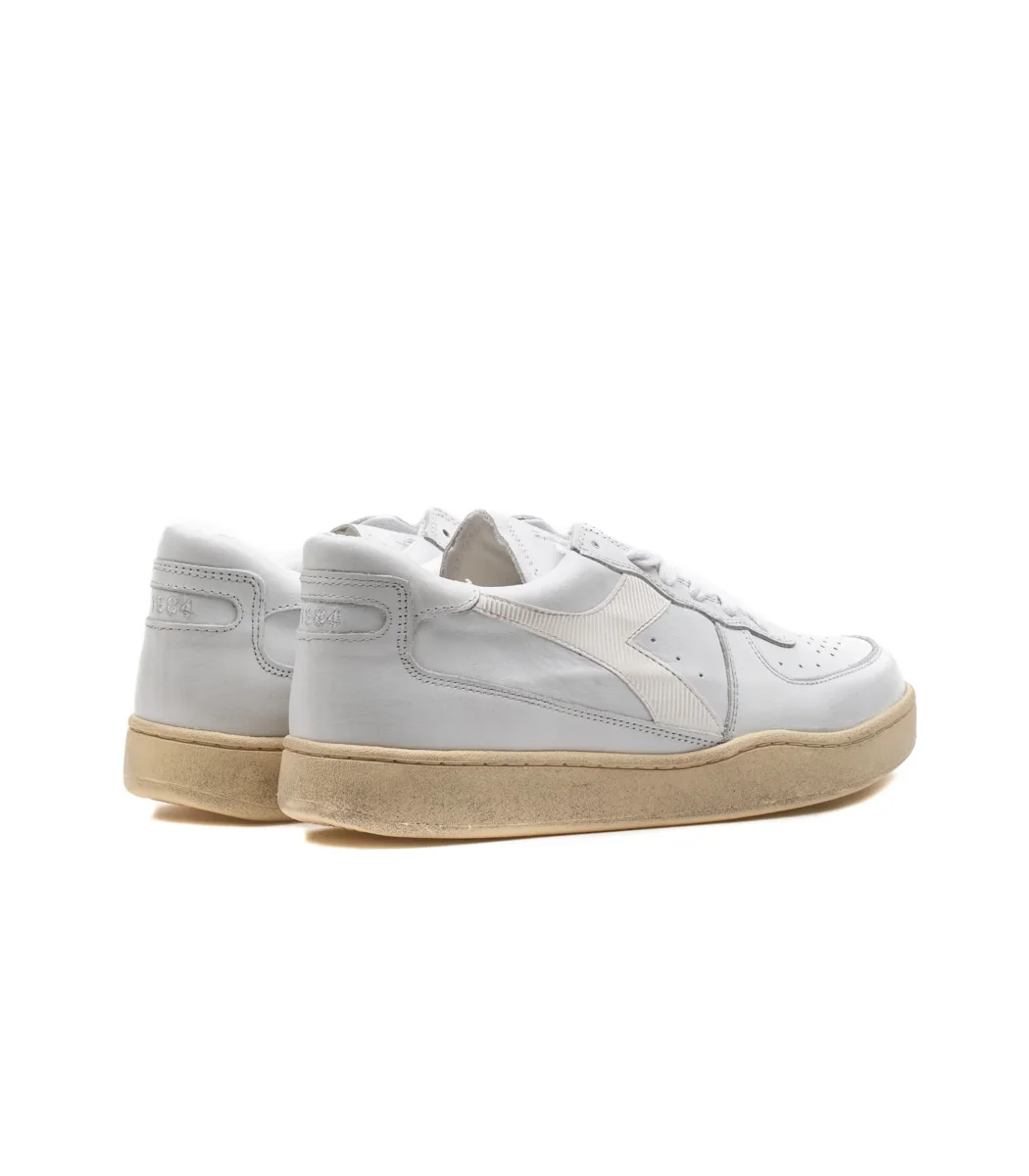 Diadora Milano Basket Low Bianco Unisex - immagine 4