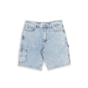 Pantaloni Corti Guess Go Kit Carpenter Short Jeans Blu Chiaro Uomo