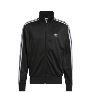 Felpa Zip Adidas Fbird Tt Black White Uomo