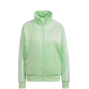 Felpa Zip Adidas Firebird Tt Segrsp Verde Acqua Donna
