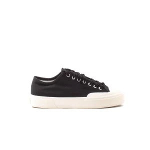 Superga 2432 Works Low Cut Brokentwill Nero
