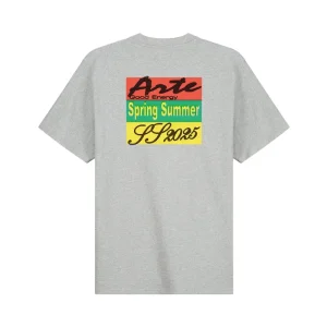 Mural Back Print T-Shirt By Arte Antwerp Grigia