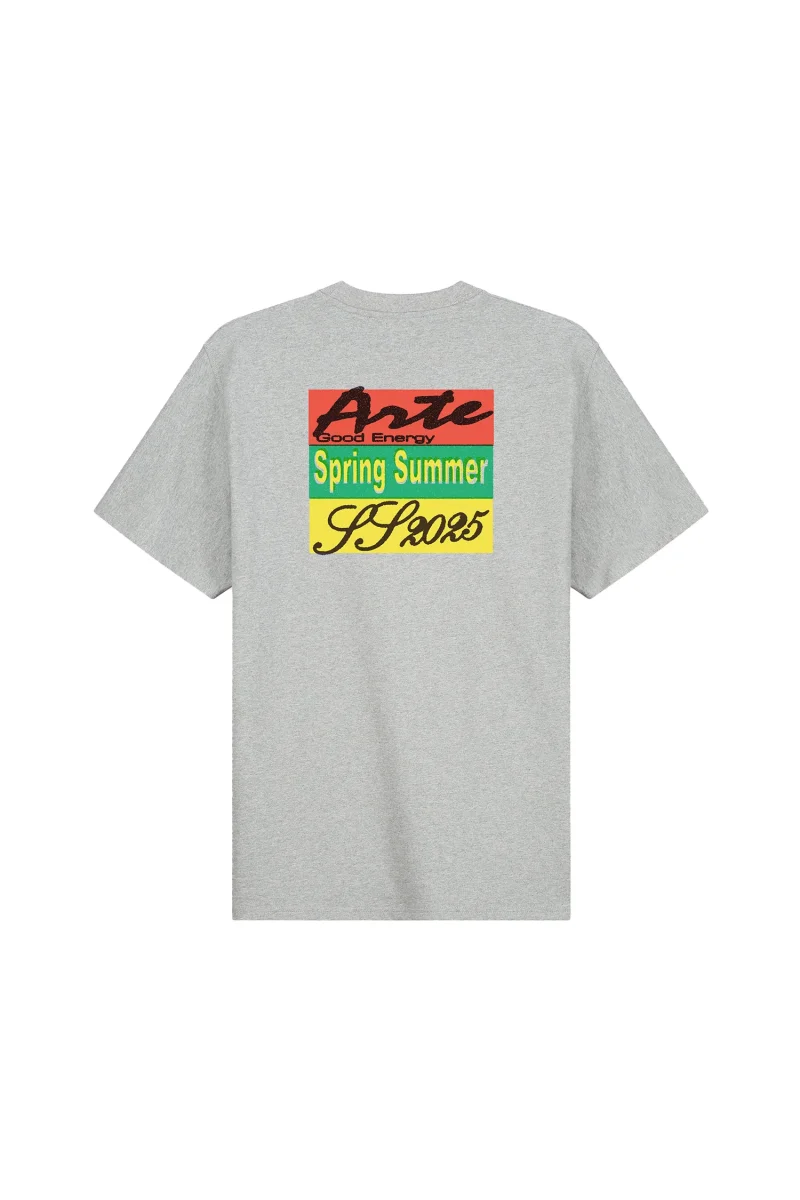 Mural Back Print T-Shirt By Arte Antwerp Grigia - immagine 2