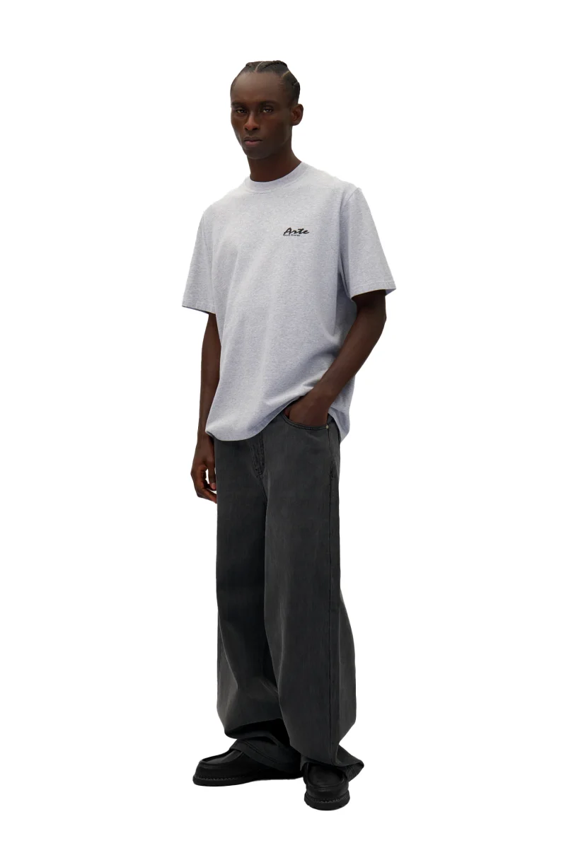 Mural Back Print T-Shirt By Arte Antwerp Grigia - immagine 4