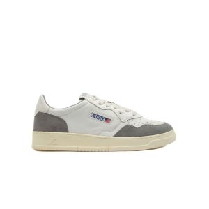 Autry Medalist Low Man Goat Bianco Grigio Uomo