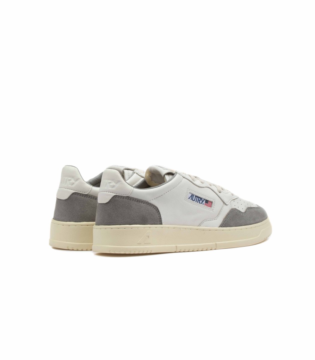 Autry Medalist Low Man Goat Bianco Grigio Uomo - immagine 4