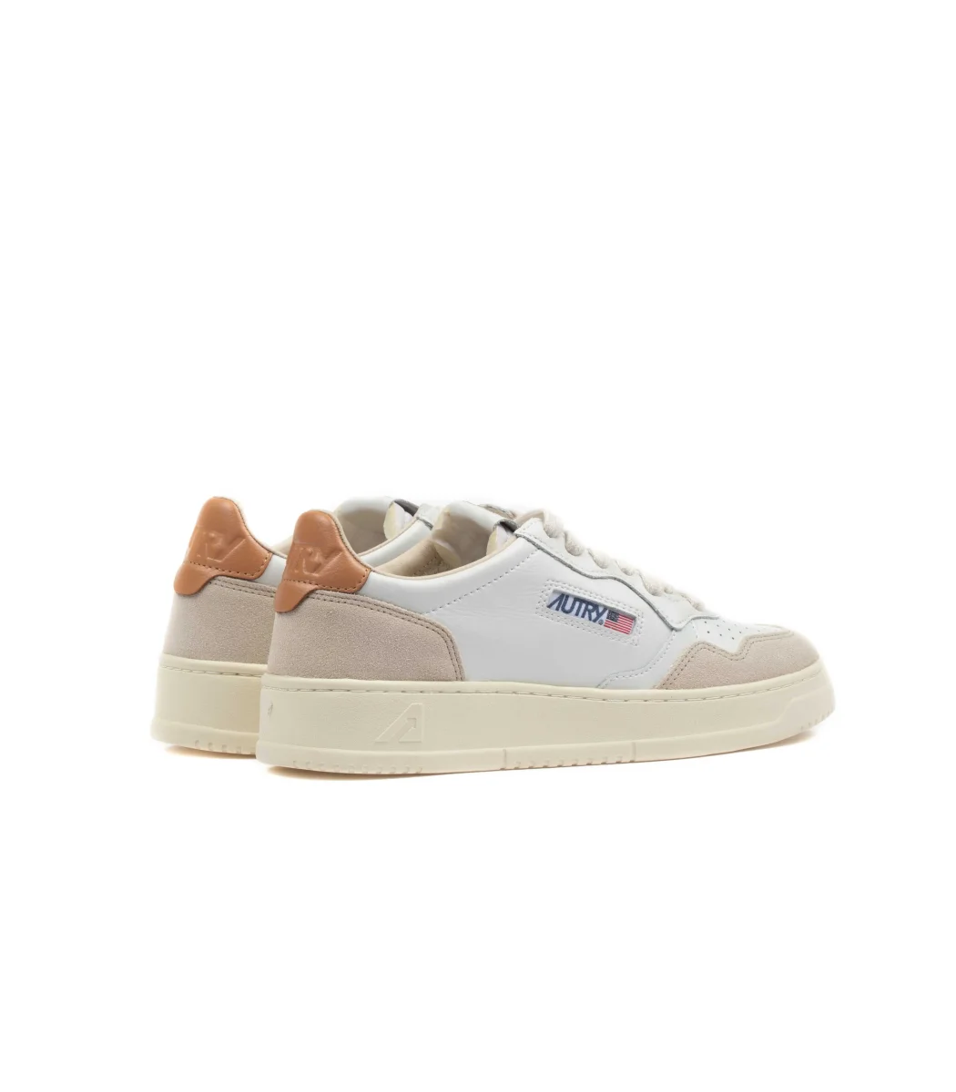 Autry Medalist Low Pelle Suede Bianca Sandstorm Donna - immagine 4