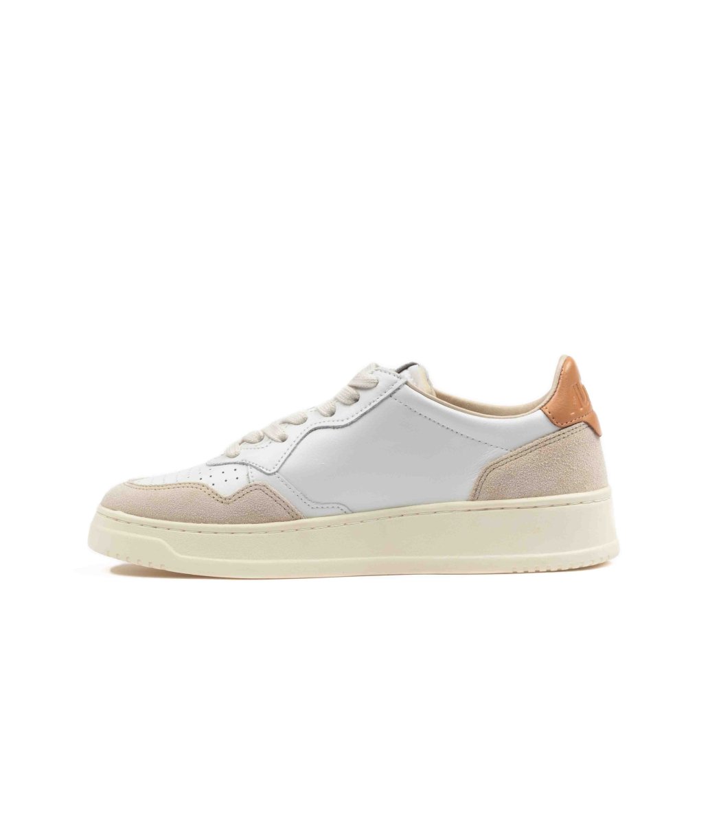 Autry Medalist Low Pelle Suede Bianca Sandstorm Donna - immagine 6