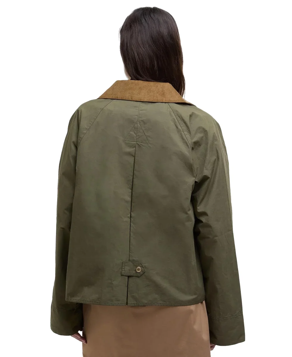 Barbour Catlin Showerproof Jacket Verde Oliva Donna - immagine 6