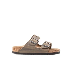 Brikenstock Arizona Faded Khaki Oiled Leather Unisex