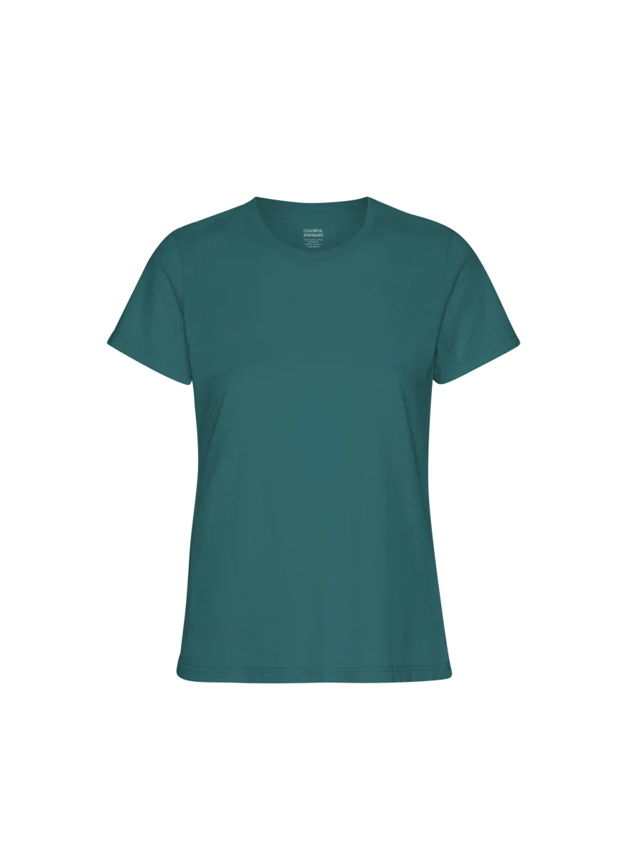 Organic Light T-Shirt Donna Ocean Green