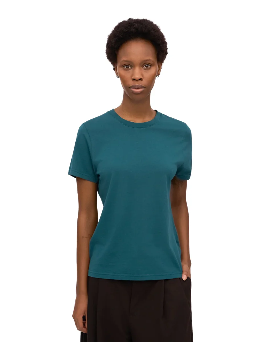 Organic Light T-Shirt Donna Ocean Green - immagine 3