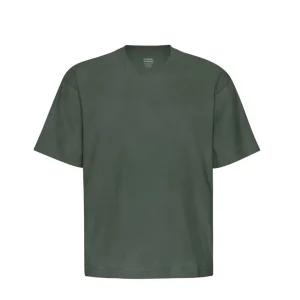 T-Shirt Oversize In Cotone Organico Verde