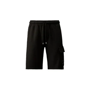 C.P. Company Light Fleece Lenssweat Bermuda Cargo Nero Uomo