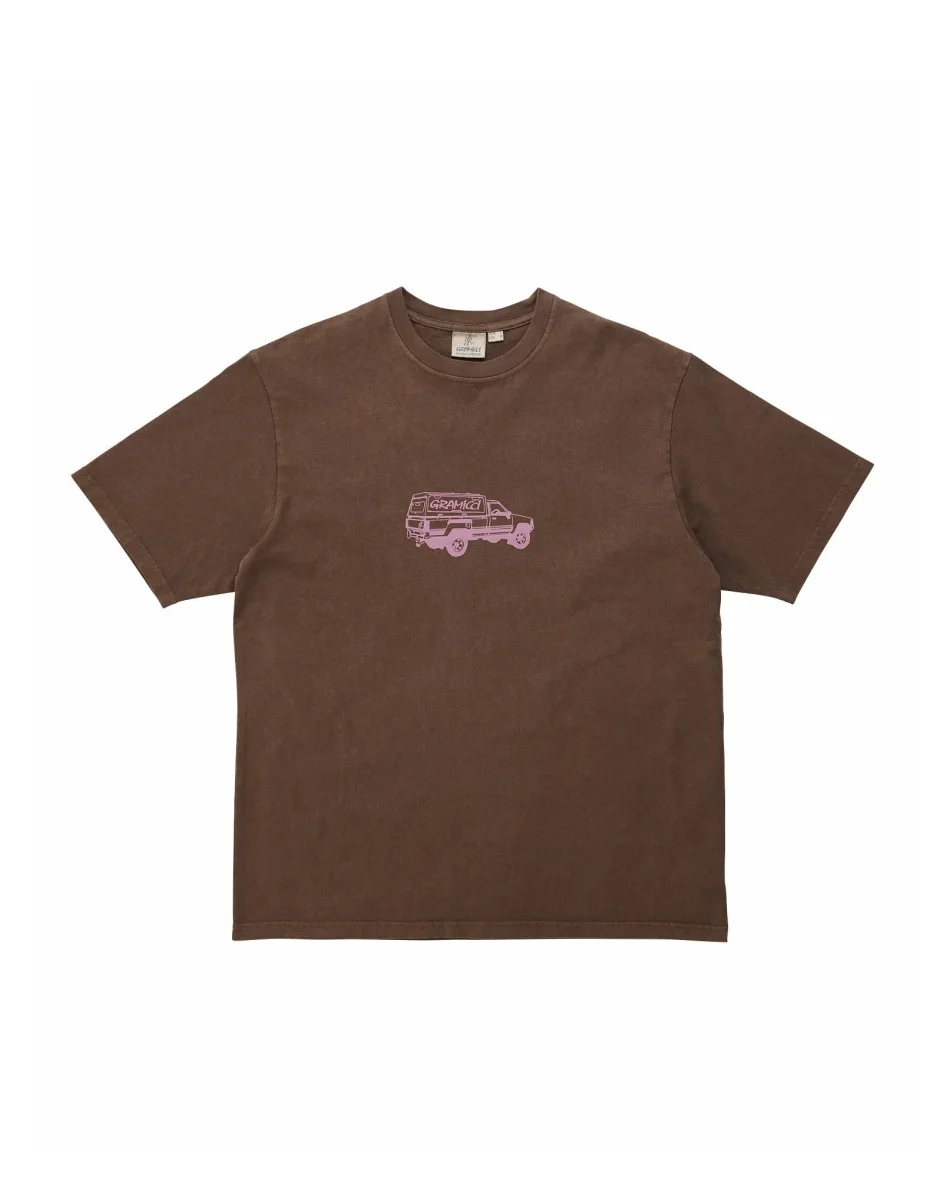 Gramicci Truck Tee Brown Pigment