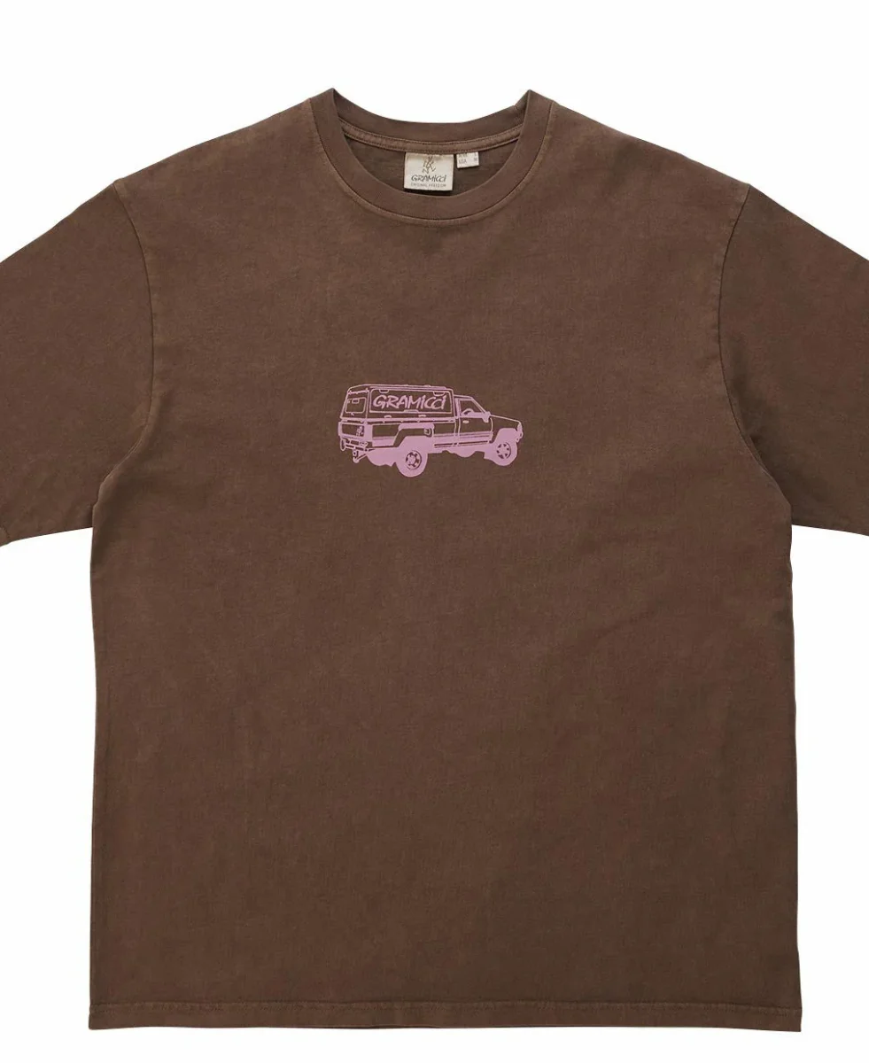 Gramicci Truck Tee Brown Pigment - immagine 3