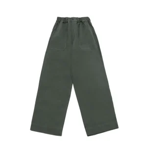 One Tuck Wide Fatigue Pants Khaki