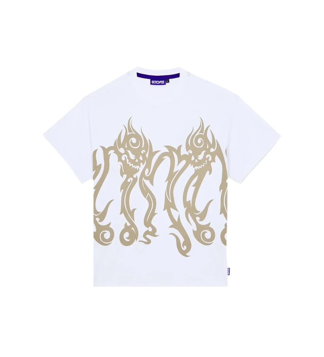 Octopus Tribal Skull Tee - immagine 2