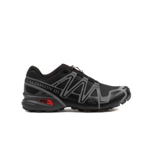 Salomon Speedcross 3 Gtx Black Asphalt Flame Scarlet