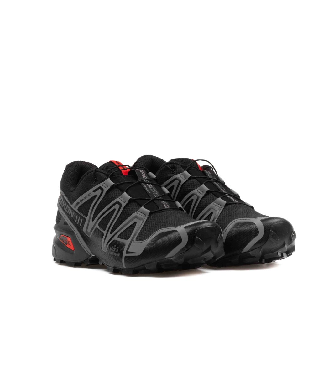 Salomon Speedcross 3 Gtx Black Asphalt Flame Scarlet - immagine 3