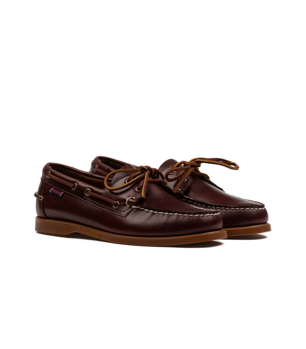 Sebago Docksides Portland Waxed Brown Honey Uomo - immagine 3