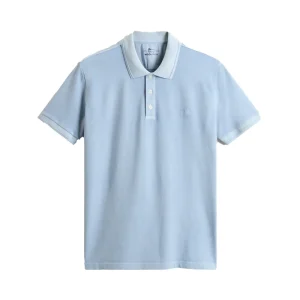 Polo Mackinack In PiquÉ Di Cotone Celeste