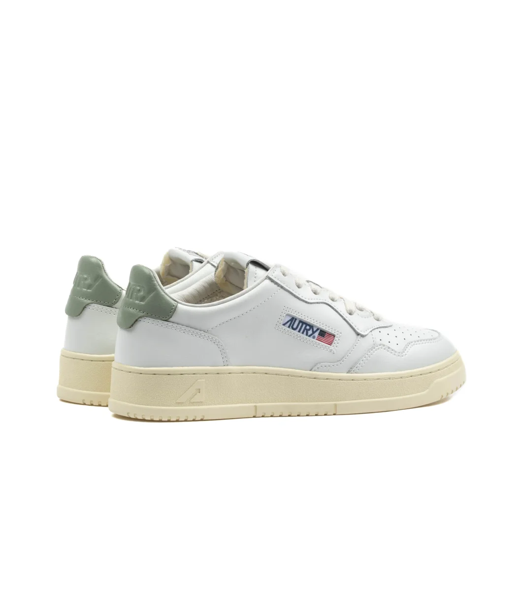 Autry Medalist Low Leat White Sea Grass Uomo - immagine 4