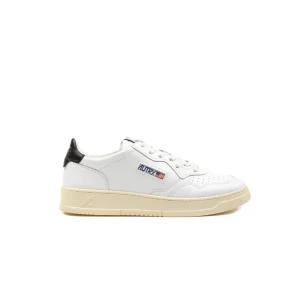 Autry Medalist Low Leat Bianco Nero Uomo