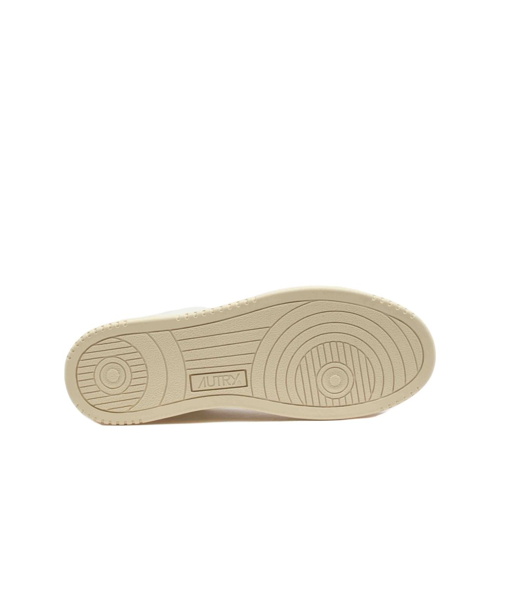 Autry Medalist Low Match Suede Bianco Nero Uomo - immagine 5