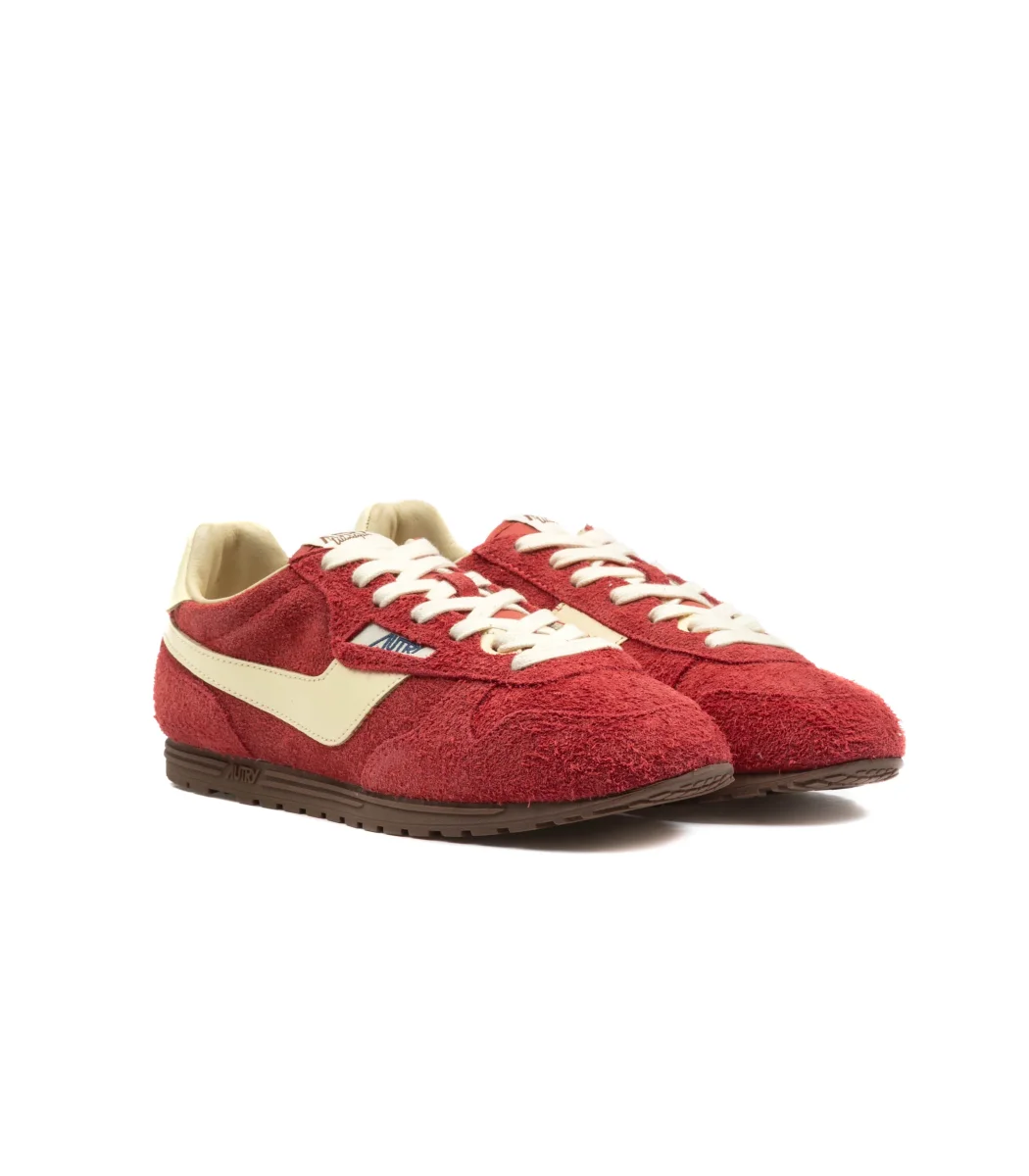 Autry Windspin Low Women Suede Rosso - immagine 3
