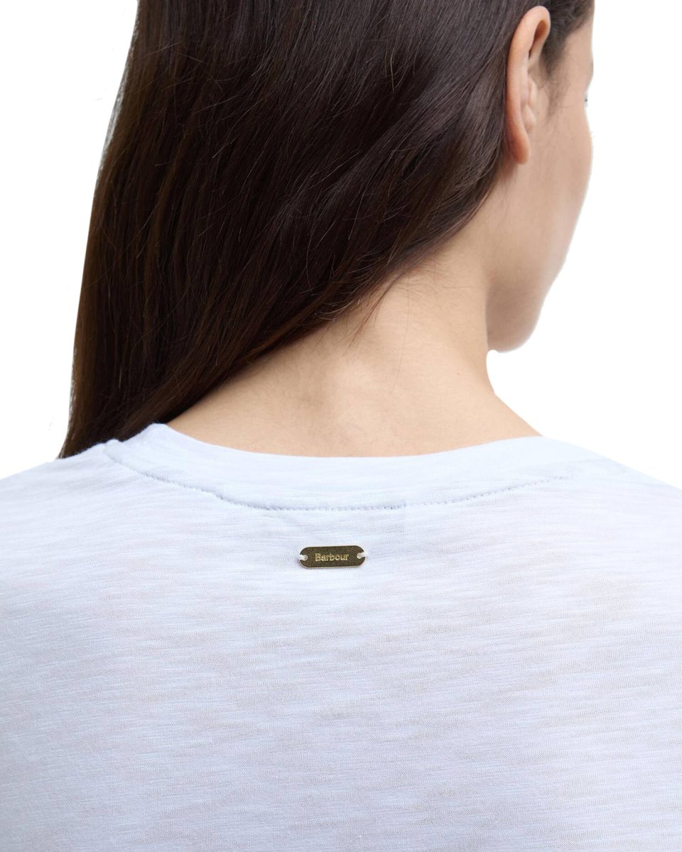 T-Shirt Barbour Ava Top Bianco Donna - immagine 3