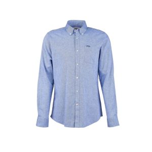 Barbour Camicia Lino Botton Down