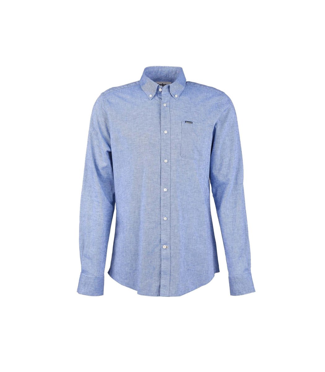 Barbour Camicia Lino Botton Down