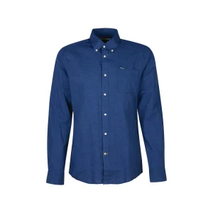 Barbour Camicia Lino Botton Down