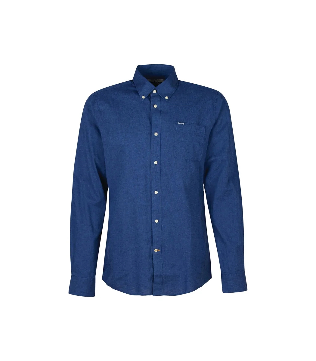 Barbour Camicia Lino Botton Down - immagine 2