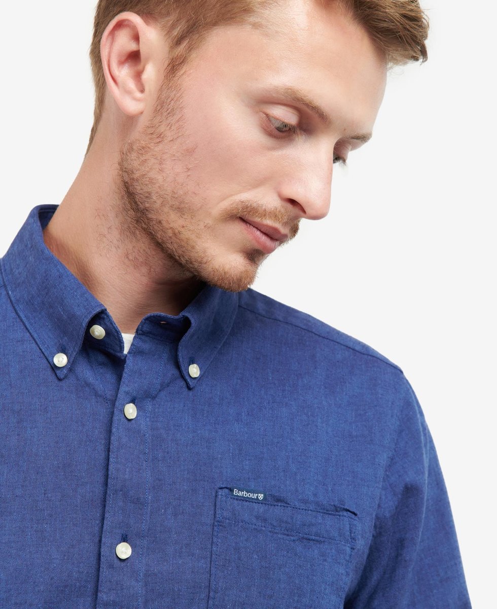 Barbour Camicia Lino Botton Down - immagine 3