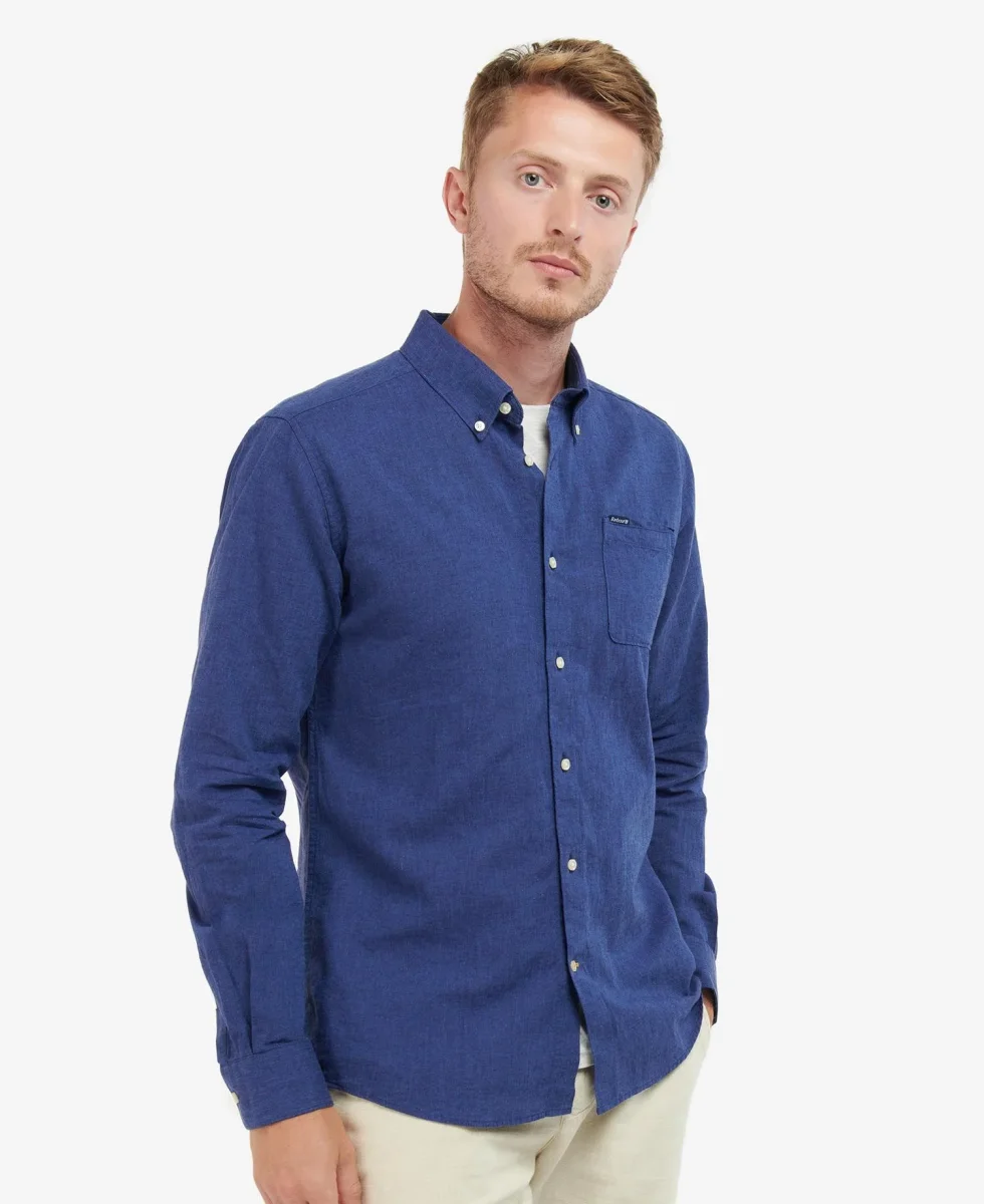 Barbour Camicia Lino Botton Down - immagine 4