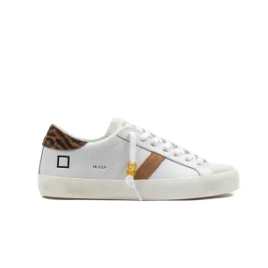 D.A.T.E. Hill Low Calf White-Leopard Donna