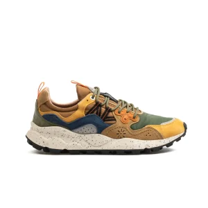 Flower Mountain Yamano 3 Uomo Suede Nylon Yellow-Kaky Beige