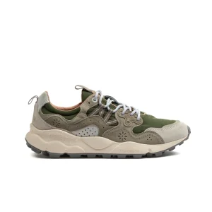 Flower Mountain Yamano 3 Uomo Suede Nylon Off White Military Greeb