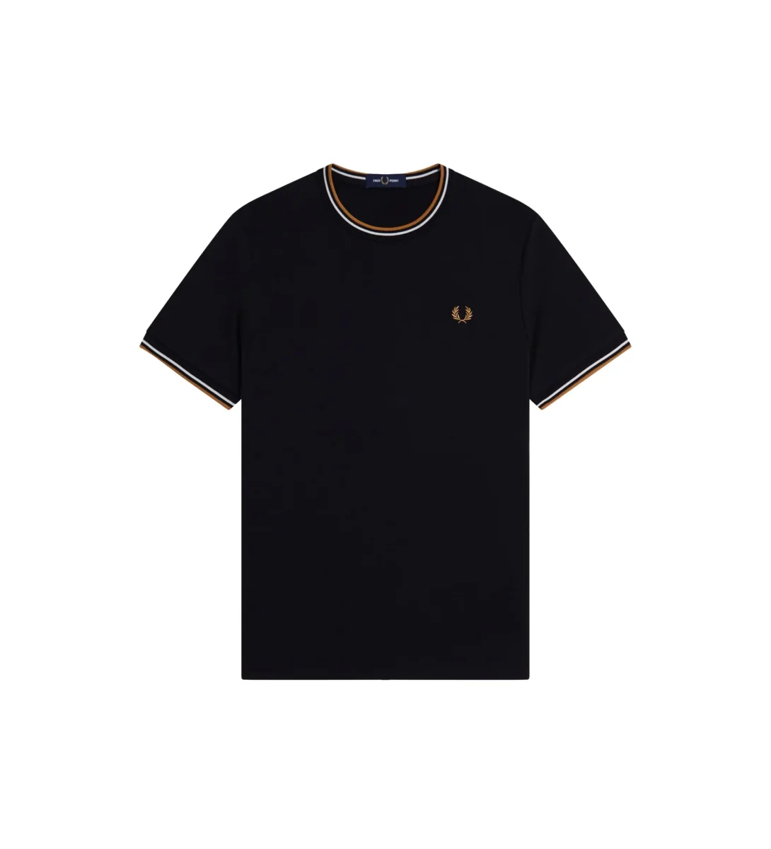Fred Perry Twin Tipped T-Shirt Riga Collo - immagine 2