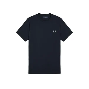 Fred Perry Ringer T-Shirt Blu Uomo